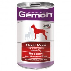 Консерва для собак Gemon Dog Wet Maxi Adult Яловичина 1.25 кг (8009470387903)