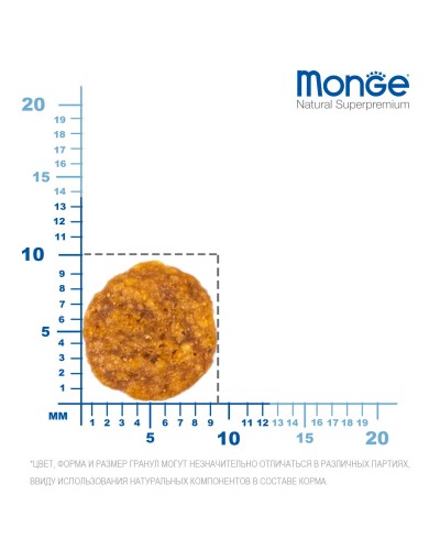 Сухий корм для дорослих стерилізованих котів Monge Cat Monoprotein Sterilised зі смаком форелі 1.5 кг (8009470005494)