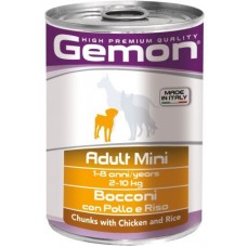 Консерва для собак Gemon Dog Wet Mini Adult Курка 415 г (8009470387873)