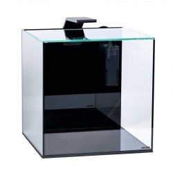 Акваріумний набір BlackCube 20 літрів, з чорною задньою стінкою, 27х27х27 см, скло 4 мм (7147)