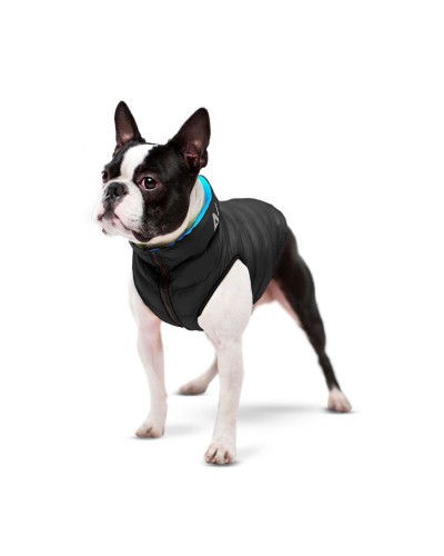 Курточка для собак AiryVest двостороння, розмір L 55, чорно-блакитна (4823089300191)
