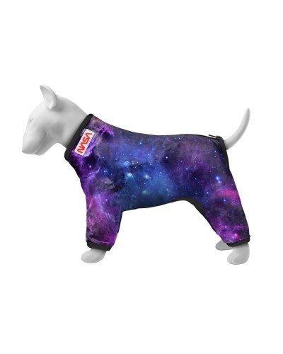 Дощовик для собак WAUDOG Clothes малюнок "NASA21", S40, 56-59 см, З 37-40 см (4823089336770)