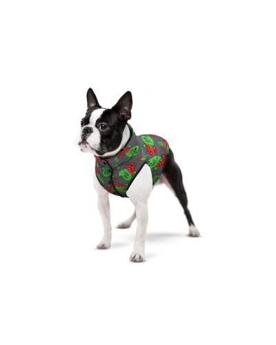 Курточка для собак WAUDOG Clothes малюнок "Калина", S40, В 52-54 см, С 33-38 см (4823089355504)