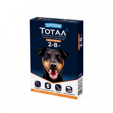 СУПЕРІУМ Тотал, антигельмінтні таблетки тотального спектру дії для собак 2-8 кг (4823089348803)